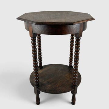 Bijzettafel - Hout - Een wiebelende tafel met poten, Antiek en Kunst