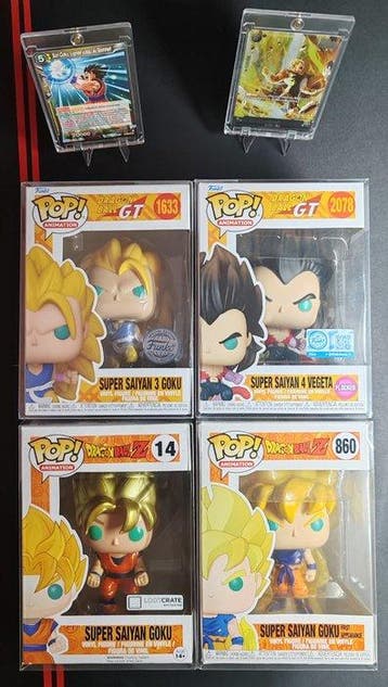 Funko - Funko Pop - Set da 4: Dragon Ball Z & Gt + omaggio 2