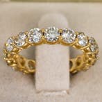 Zonder minimumprijs - Ring - 14 karaat Geel goud - 3.59ct., Nieuw