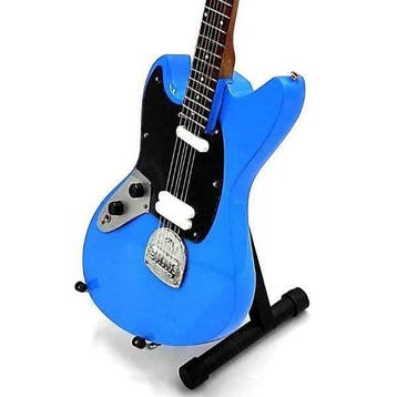 Miniatuur replica Fender Mustang gitaar Kurt Cobain Nirvana, Ophalen of Verzenden, Nieuw, Pop, Beeldje of Miniatuur