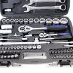 Dopsleutelset / Ratelkoffer - 82-delig - Zwart, Doe-het-zelf en Verbouw, Verzenden, Nieuw