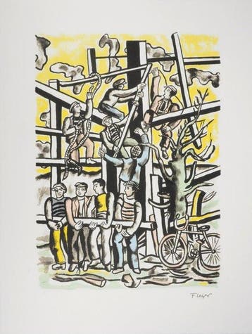 Fernand Léger (1881-1955) - Les constructeurs