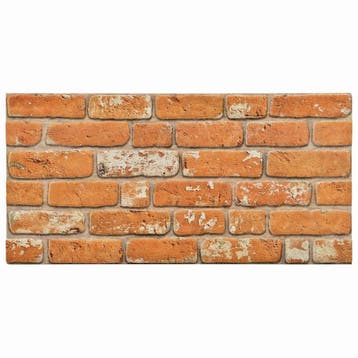 vidaXL Wandpanelen 10 st 100 x 50 cm Baksteen EPS-schuim, Verzenden, Nieuw