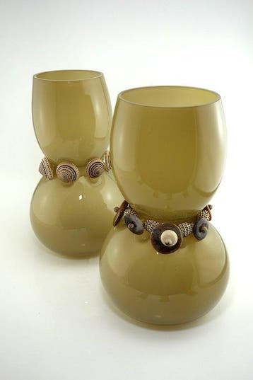 Vanessa Mitrani - Vaas - DUO NECKLACE - Glas, Schelp