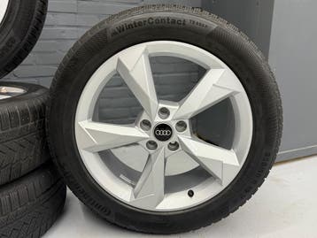 Audi Q3 compleet winterset 19 inch + Conti Winterbanden, 19 inch, Banden en Velgen, Nieuw, Winterbanden