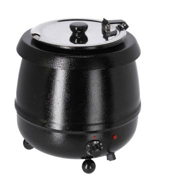 GGM Gastro | Soepketel - 9L - zwart | SWH9S | SWH9S, Verzenden, Nieuw in verpakking, Fornuis, Frituur en Grillen