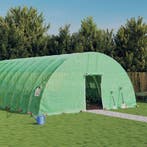 vidaXL Tuinkas met stalen frame 60 m² 10x6x2,85 m groen, Verzenden, Nieuw