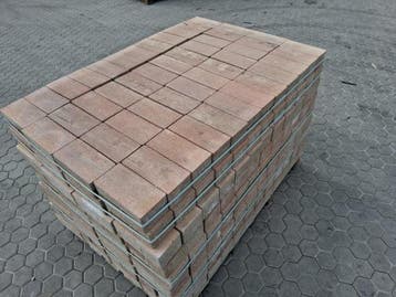 Veiling - 19 M2 Betonklinker Bont Genuanceerd 21x10,5x8 Cm, Nieuw