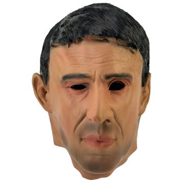 Man masker Deluxe (zwart haar), Verzenden, Nieuw