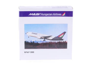 Schaal 1:500 Herpa 504249 Malev Hungarian Airlines Boeing..., Hobby en Vrije tijd, Ophalen of Verzenden, Gebruikt