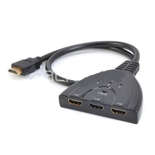 Triangle Style 3-Port 1080P HDMI V1.3b Mini Switch HUB Black, Audio, Tv en Foto, Audiokabels en Televisiekabels, 2 tot 5 meter