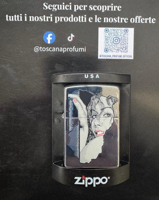 Zippo - Zonder minimumprijs - Aansteker - Staal, Verzamelen, Rookartikelen, Aanstekers en Luciferdoosjes