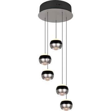 LED Hanglamp - Trio Select Orbit - 5 Lichtpunten van 8 Watt, Ophalen of Verzenden, Nieuw, Metaal, Overige fittingen