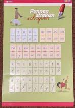 Pennenstreken versie 2 Letterposter verbonden schrift groep, Verzenden, Nieuw