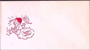 Amerikaanse envelop WWII (lijst optie), Verzenden