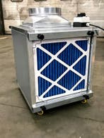 Spuitwand mobiele afzuiging - recirculatie 650 x 660 mm, Zakelijke goederen, Machines en Bouw | Industrie en Techniek