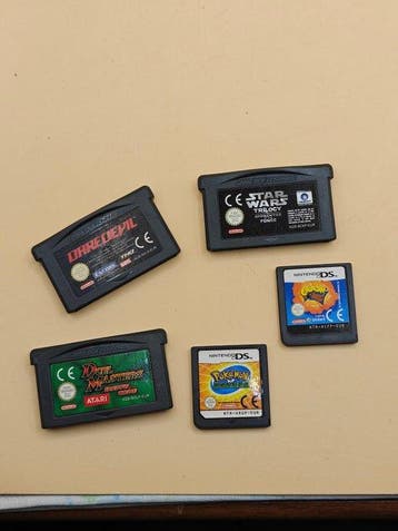 Nintendo, Atari - Gameboy Advance - Lotto 5 giochi GBA/DS, Nieuw