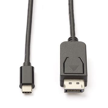 USB C naar DisplayPort kabel | Roline | 2 meter (4K@60Hz), Computers en Software, Pc- en Netwerkkabels, Verzenden, Nieuw