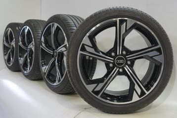 Audi A3 S3 8Y 8V 18 inch velgen Bridgestone Zomerbanden Orig, 18 inch, Gebruikt, Velg(en), Ophalen of Verzenden