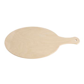 Pizzaschep Berkenhout Ovaal 42x22x0,6cm, Verzenden, Nieuw