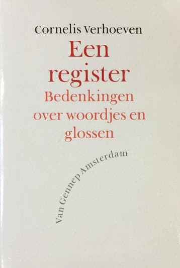 Register 9789055150328 C. Verhoeven, Verzenden, Gelezen, C. Verhoeven