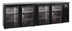 Barkoeler met 4 glazen deuren | 630 Liter HorecaTraders, Verzenden, Nieuw in verpakking