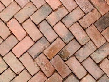 Oude gebakken keiformaten Rossa (op pallets), Ophalen of Verzenden, Gebruikt, Keramiek, Klinkers