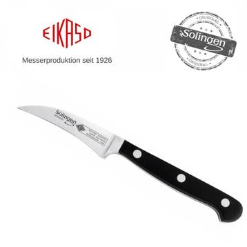 Eikaso Solingen Tourneermes met Krom Lemmet 7 cm – Ergono., Ophalen of Verzenden, Nieuw, Rvs of Chroom