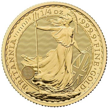 1/4 oz - Goud .999 - Goldmünze Britannia Random Years -