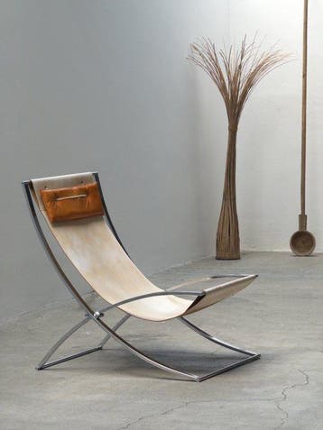 Mobel Italia - Marcello Cuneo - Fauteuil - Luisa - Leder,