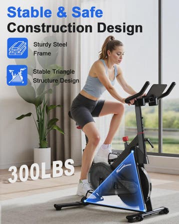Superun Hometrainer met Magneetweerstand en Tablet Houder -, Verzenden, Nieuw