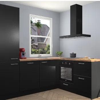 Zwarte keuken Phuket 110536, Huis en Inrichting, Keuken | Complete keukens, Verzenden, Nieuw