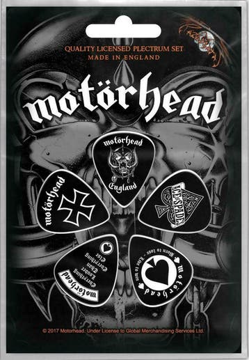 Motörhead Plectrum England 5-pack officiële merchandise, Verzamelen, Muziek, Artiesten en Beroemdheden, Ophalen of Verzenden, Nieuw