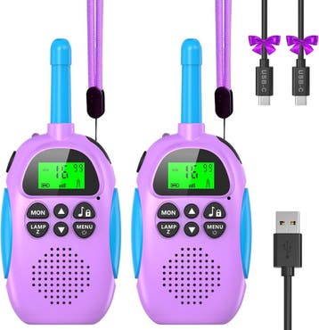 Portofoon set kids, VOX & zaklamp - Retourdeal 49% off, Ophalen of Verzenden, Zo goed als nieuw, Portofoon of Walkie-talkie, Handsfree-functie