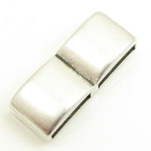 DQ metaal schuiver voor 2 leerbanden van 10mm diameter 10..., Ophalen of Verzenden, Nieuw, Overige typen