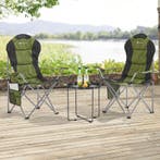 Inklapbare Campingstoel / Vouwstoel Lido - Groen - Incl. Opb, Verzenden, Nieuw