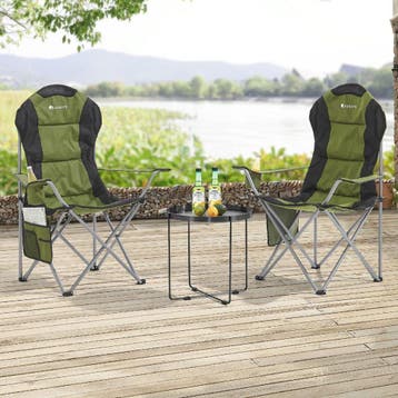 Inklapbare Campingstoel / Vouwstoel Lido - Groen - Incl. Opb, Verzenden, Nieuw