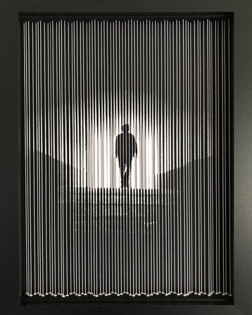 R. Kingmans - Wire sculpture - Freeing