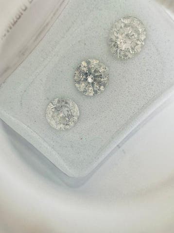 Zonder minimumprijs - 3 pcs Diamant (Natuurlijk) - 1.19 ct -, Nieuw