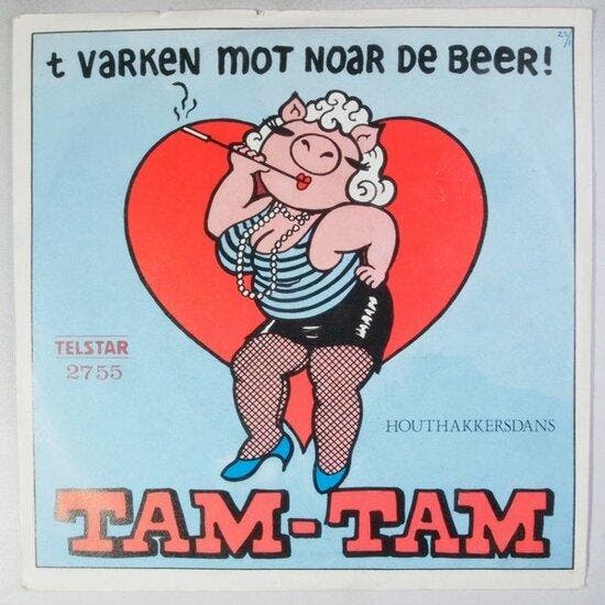 Tam-Tam - t Varken Mot Noar De Beer! - Single, Cd's en Dvd's, Vinyl Singles, Verzenden