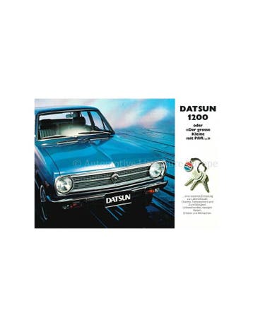 1971 DATSUN 1200 BROCHURE DUITS, Nieuw, Nissan, Author
