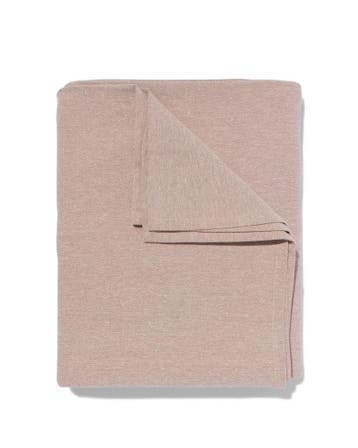 HEMA Tafelkleed chambray katoen beige/goud 140x240, Verzenden, Nieuw
