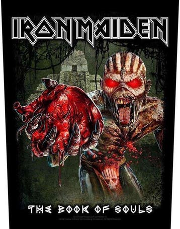 Iron Maiden - Eddies Heart Backpatch officiële merchandise, Ophalen of Verzenden, Nieuw, Kleding