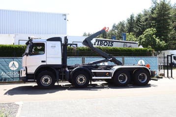 Veiling: Haakarmsysteem Vrachtwagen Volvo FMX500 8x4 Diesel, Automaat, Wit, Diesel, Volvo
