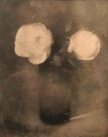 Jan Mankes (1889-1920) - 2 roosjes in een vaas, Antiek en Kunst, Antiek | Overige Antiek