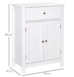 Witte Badkamerkast met Verstelbare Plank – Opbergkast 60×30×, Verzenden, Nieuw