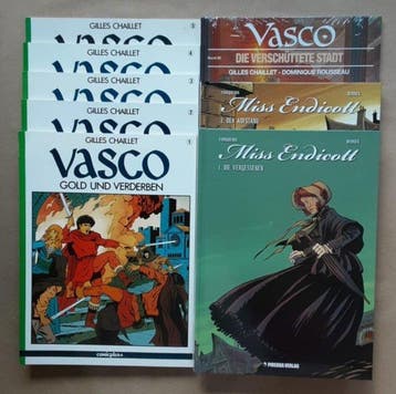 Vasco, Miss Endicott - German edition - 8 Album, Nieuw