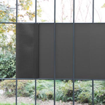 [en.casa] Privacyfolie voor hek vlechtband 140 m antracietgr, Verzenden, Nieuw
