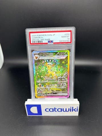 Pokémon - 1 Graded card - Leafeon ex - 200/187 - PSA 10 -, Nieuw