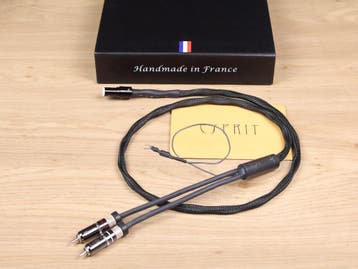 Esprit Eureka high end audio Phono interconnect DIN-RCA 1,2, Ophalen of Verzenden, Gebruikt, Overige kabels